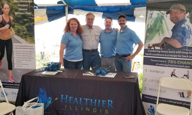 Healthier Illinois Promotes Chiropractic Care at the 2019 Farm Progress Show