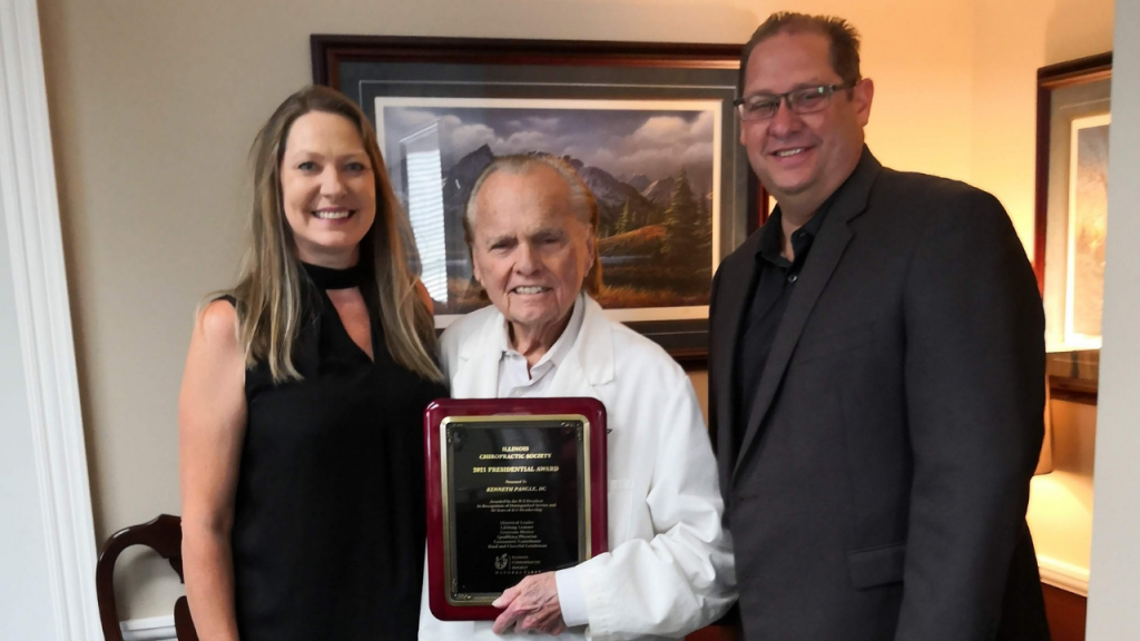 DR. PANGLE PRESENTED PRESIDENT’S AWARD