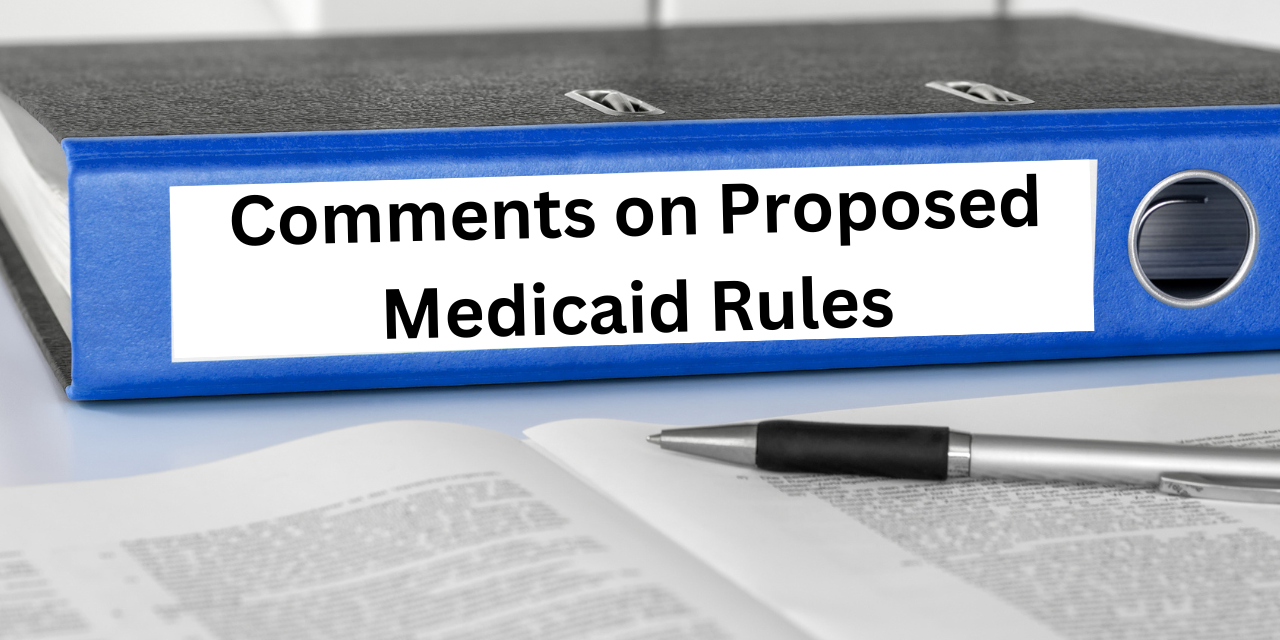 The ICS files comments seeking full coverage under Medicaid rules