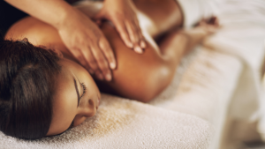 person getting a massage