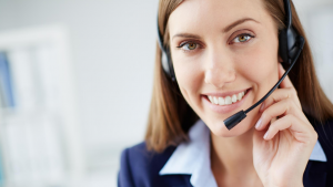Person talking on the phone