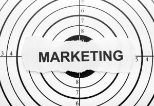 "Marketing" in the middle of a target