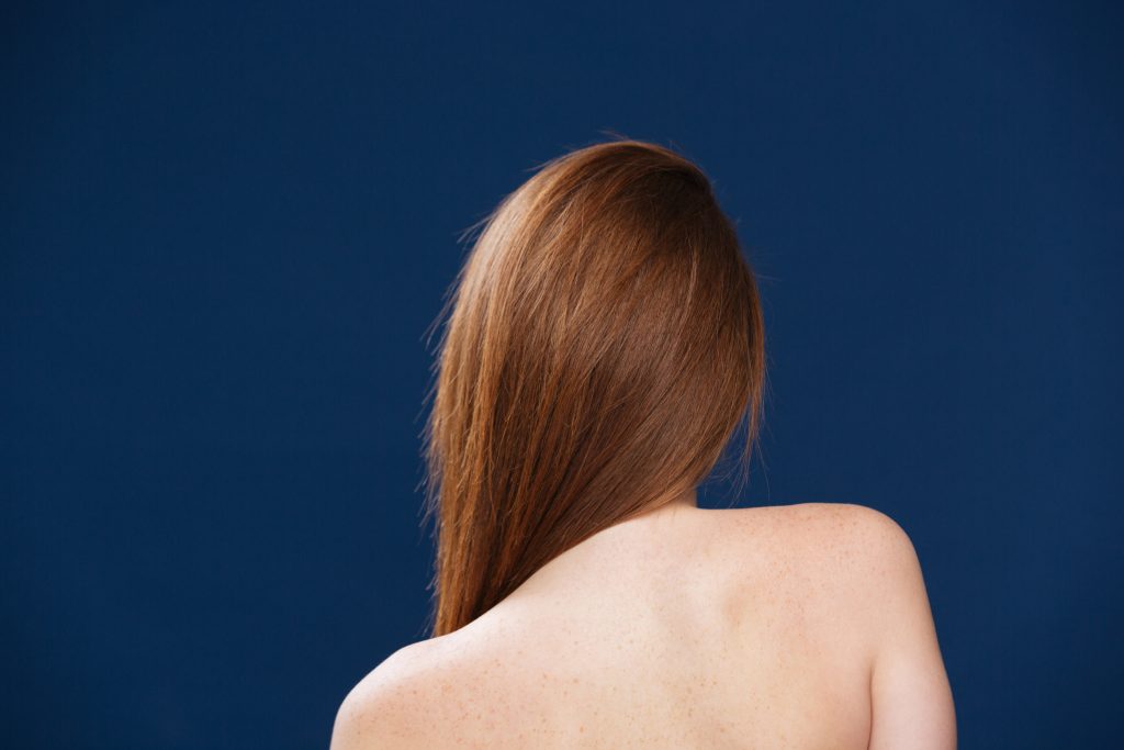 Image of person's back