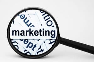 "Marketing" under a magnifying glass