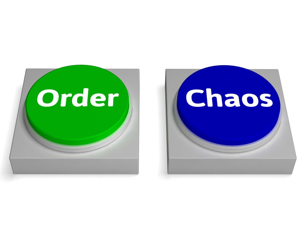"order" and "chaos" buttons