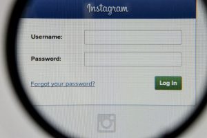 Image of a login screen