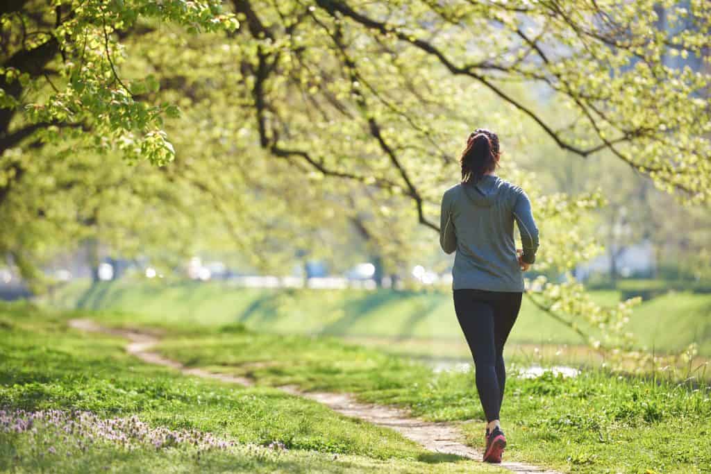 Person running