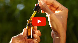 Vial of CBD oil