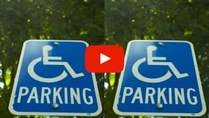 Handicap parking signs