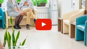 People sitting in a waiting room