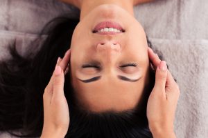 Person getting a massage
