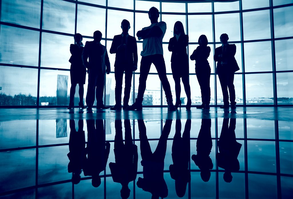 Business people standing