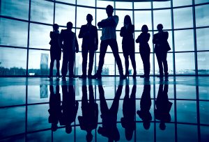 Business people standing