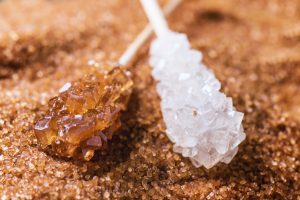 Close up of sugard crystals