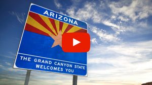 Arizona welcome sign