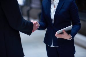 People shaking hands