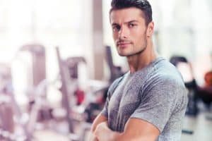 Person standing with arms crossed
