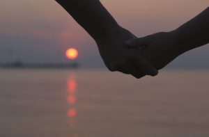 People holding hands