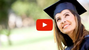 Smiling graduate