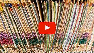 Medical records on a shelf