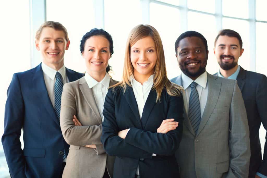 Business people standing