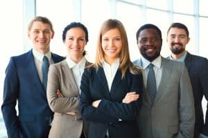 Business people standing