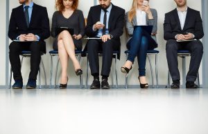 People sitting in a waiting room