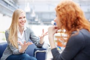 People talking