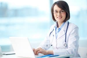 Smiling doctor