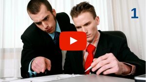 People reviewing documents