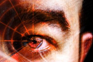 Close up of a person's eye