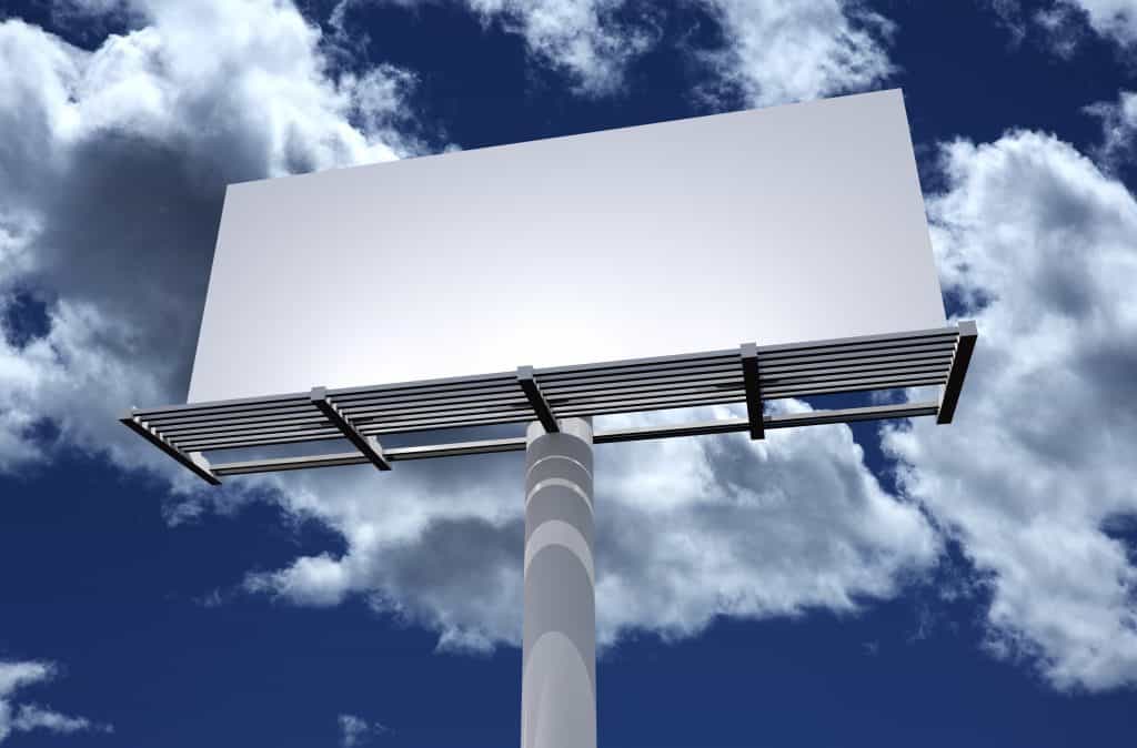 Image of blank billboard