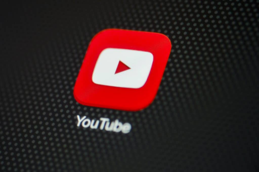 YouTube play button
