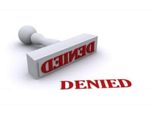 "Denied" stamp