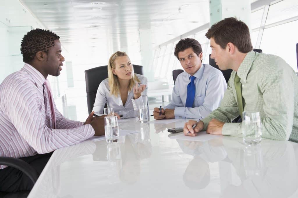 Business people in a meeting