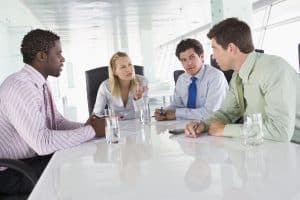Business people in a meeting