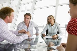 Business people in a meeting