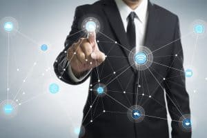 Person using technology