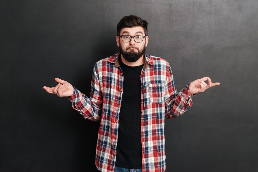 Confused person
