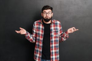 Confused person