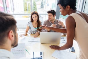 Business people in a meeting
