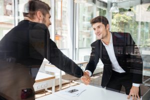 People shaking hands
