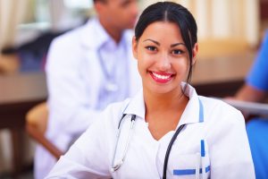 Smiling doctor