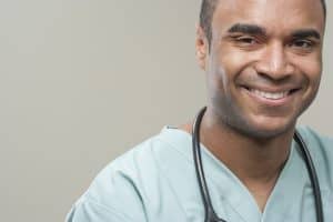 Image of a smiling doctor