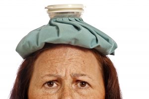 Hot pack on head
