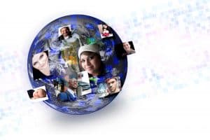 Network of connected people