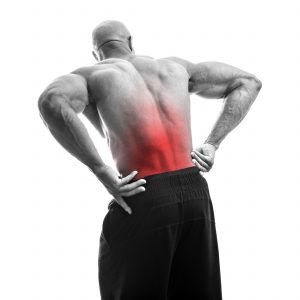 Person with low back pain