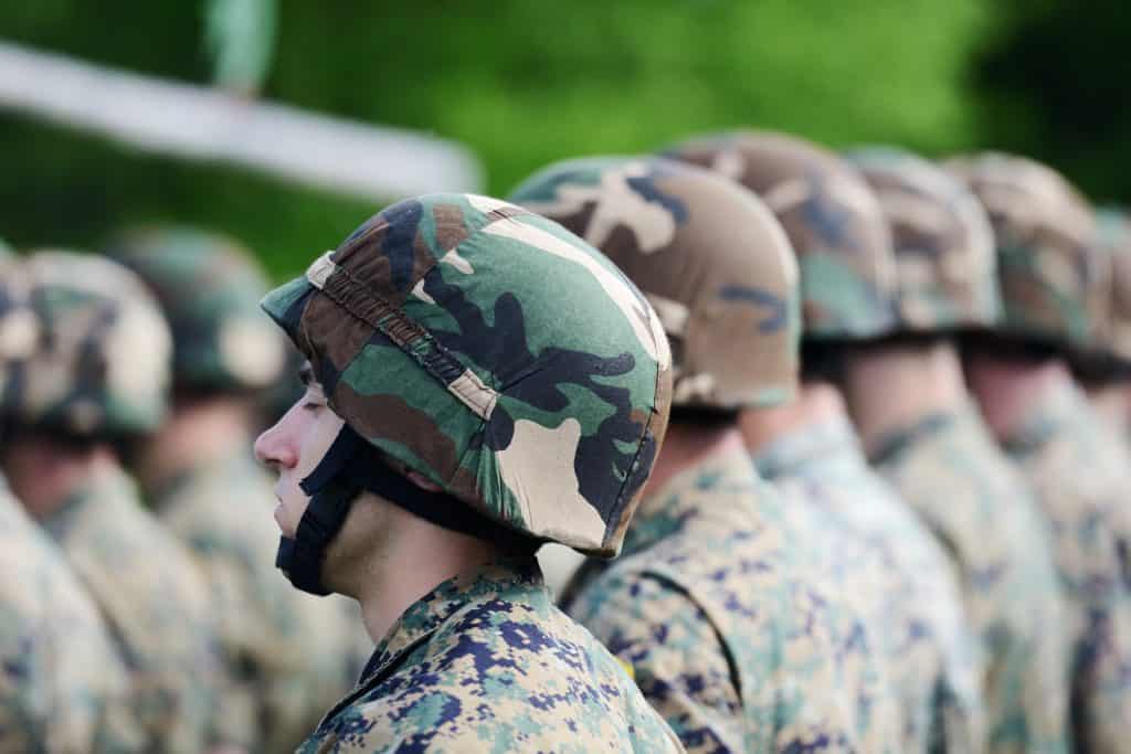 Soldiers standing