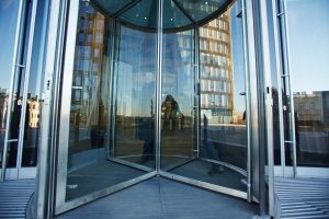 Image of revolving door
