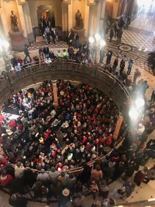 Image from the rotunda of the Illinois State Capitol